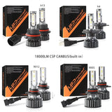 Heyword 160W 26000LM LED Car Headlights – Ultra-Bright, High-Performance Upgrade