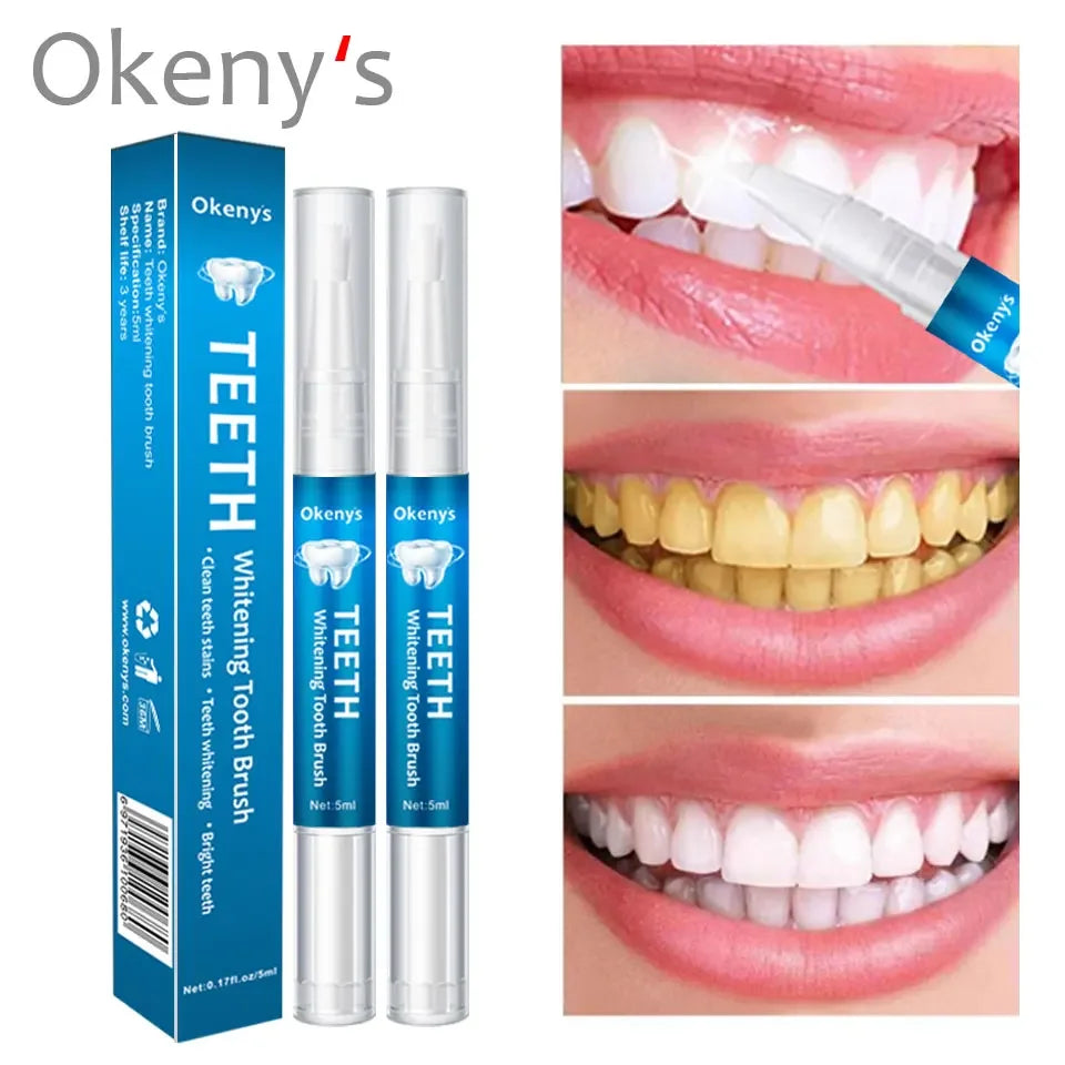 Professional Teeth Whitening Pen - Instant Stain Remover & Brightening Gel