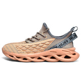 Men’s Casual Mesh Sneakers – Breathable Lace-Up Trainers for Everyday Comfort