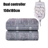 Electric Heated Blanket with Smart Temperature Control – Soft Plush Winter Warming Mat for Bed & Sofa