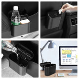 3-Piece Mini Car Trash Can Set – Leak-Proof with Lid & 60 Garbage Bags