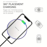 100W Fast Wireless Charging Pad – Ultra-Slim Charger for iPhone & Android