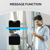Timbre con video inteligente WiFi de 1080P con visión nocturna y audio bidireccional (tarjeta SD de 64 GB incluida)