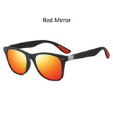 Vintage Square Unisex Sunglasses – Polarized Anti-Glare UV400 Shades for Driving & Fishing
