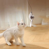 Automatic Obstacle-Avoidance Cat Toy – Interactive Smart Ball with 5 Replaceable Attachments