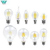Vintage LED Edison Bulb – E14 & E27 | 2W-8W | 220V | Warm White Filament Light
