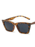Vintage Cat Eye Sunglasses – Small Square Frame Retro Shades for Women