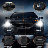 3Pcs Car Trash Can with Lid + 60 (300) Garbage Bags – Leakproof & Compact