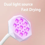 Rechargeable LED Nail Lamp with Flexible Gooseneck – Quick-Drying UV Gel Dryer