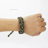 Adjustable Paracord Survival Bracelet – 550lb Emergency Rope for Camping & Hiking