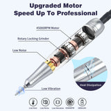High-Speed Electric Nail Drill Kit for Professional and DIY Manicure