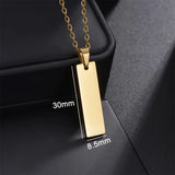 Custom Engraved Stainless Steel Bracelet - Personalized Name Jewelry for Men & Women