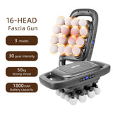 16-Head Full Body Massage Gun for Muscle Recovery and Pain Relief