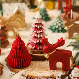 Cozy Elk-Shaped Christmas Holiday Scented Candle
