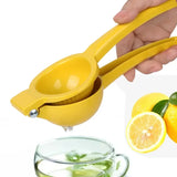 Exprimidor de limón de aleación de aluminio de primera calidad: exprimidor de cítricos de mano para obtener jugo fresco sin esfuerzo