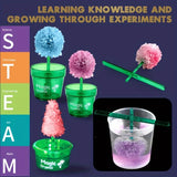 DIY Crystal Flower Growing Kit - STEM Science Experiment for Kids