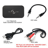 Bluetooth 5.0 Audio Transmitter & Receiver – 2-in-1 Wireless Adapter for Car, TV, PC, Headphones & More!