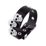 Vintage Punk Star Chain Leather Bracelet – Stylish Geometric Design for Men and Women
