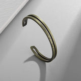 Classic Stainless Steel Charm Bracelet – Unisex Fashion Accessory
