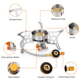 3900W Windproof Portable Camping Stove – High-Efficiency Outdoor Gas Burner