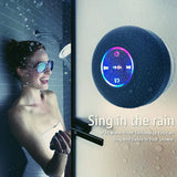 Waterproof Bluetooth Shower Speaker with Suction Cup & Built-In Mic