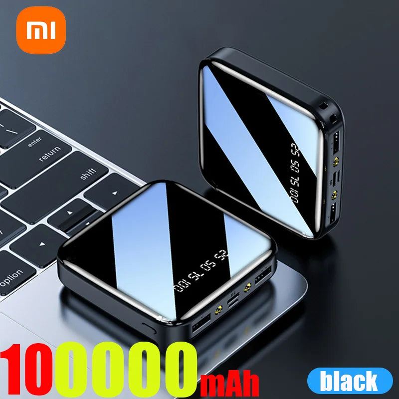 Xiaomi 200000mAh Mini Power Bank – High-Capacity Portable Charger with LED Display & Fast Charging