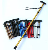 Foldable Walking Cane with T-Handle – Lightweight Aluminum Support Stick for Hiking & Travel