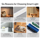 Rechargeable LED Desk Lamp with Auto Dimming and Adjustable Color Temperature
