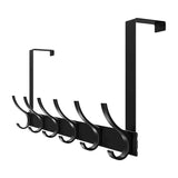 Punch-Free Door Behind Hooks – Wall Hanging Bag, Clothes Hanger & Storage Organizer for Bedroom, Bathroom, Kitchen