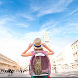 Transparent Capsule Cat Carrier Backpack – Breathable Travel Bag for Small Pets