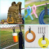 Cord Organizer with Triangle Buckle, Nylon Power Cord Management and Heavy Duty Storage Straps for Cables and Hoses