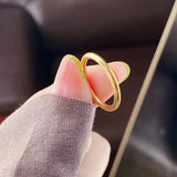 Minimalist Thin Stainless Steel Rings – Stackable Gold & Silver Bands for Women & Men