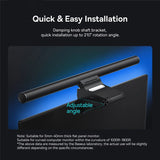 Adjustable LED Screen Hanging Desk Lamp with Asymmetric Light for Eye Protection