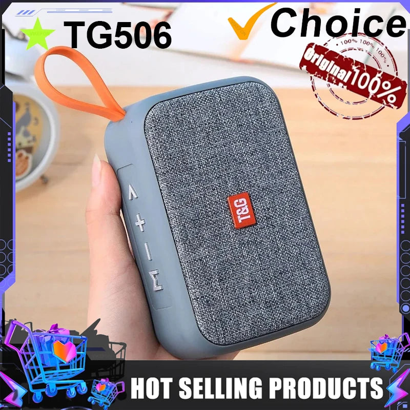 Portable Bluetooth Soundbar – Wireless Mini Speaker with FM Radio, TF Card Support & Waterproof Design