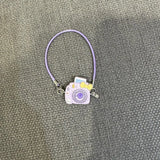 Mini colgante de cámara DIY: bonito accesorio para casa de muñecas para muñecas Labubu de 17 cm