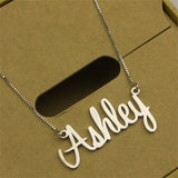 Custom Name Pendant Necklace – Personalized Stainless Steel Jewelry for Men & Women