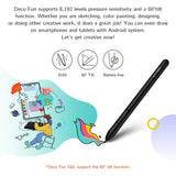 Ultra-Precise Digital Drawing Tablet with 8192 Pressure Levels & USB-C Connectivity