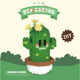 Mini Cactus Succulent Building Block Set – Educational DIY Toy