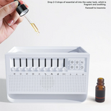 Bluetooth Speaker with White Noise, Aromatherapy Humidifier, and Flame Night Light
