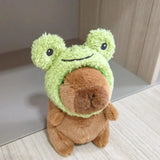 Capybara Plush Toy with Hoodie & Wings - Cute Stuffed Animal Keychain Gift