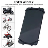 Universal Bicycle Phone Holder – Silicone Mount for 4-7.5 Inch Smartphones