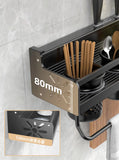 Wall-Mounted Metal Kitchen Shelf – Space-Saving Organizer with Easy Installation