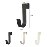 Ganchos multiusos para puertas de armarios: perchero de acero inoxidable para colgar abrigos, toallas, sombreros y más