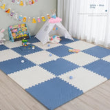 Alfombra de espuma para juegos con forma de rompecabezas para bebés: alfombra de piso suave y segura para niños