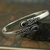 Ethnic Cuff Bracelet for Women – Adjustable Zinc Alloy Fashion Jewelry