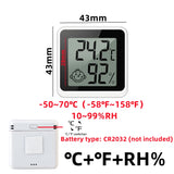 Mini Digital Indoor Thermometer Hygrometer – Accurate Temperature & Humidity Monitor with Air Comfort Indicator