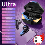 2024 TWS Gaming Earbuds - 65ms Low Latency Bluetooth Earbuds with Mic for Mobile & PC Gaming
