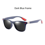 Vintage Square Unisex Sunglasses – Polarized Anti-Glare UV400 Shades for Driving & Fishing