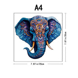 Wooden Animal Jigsaw Puzzle – Creative Brain Game for Teens & Adults