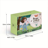 Kit de exploración de la naturaleza al aire libre para niños de 5 piezas: juego de visor de insectos y atrapainsectos